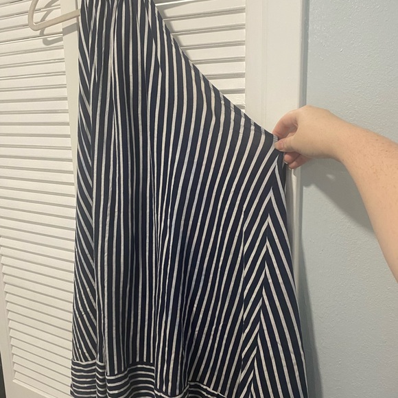 ASOS Halter Swing Sundress in Cut About Stripe - Picture 6 of 10